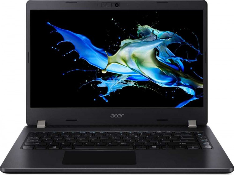 Ноутбук Acer TravelMate P2 TMP214-52-38T5 Core i3 10110U/4Gb/SSD256Gb/Intel UHD Graphics 620/14"/FHD (1920x1080)/Windows 10 Professional/black/WiFi/BT/Cam