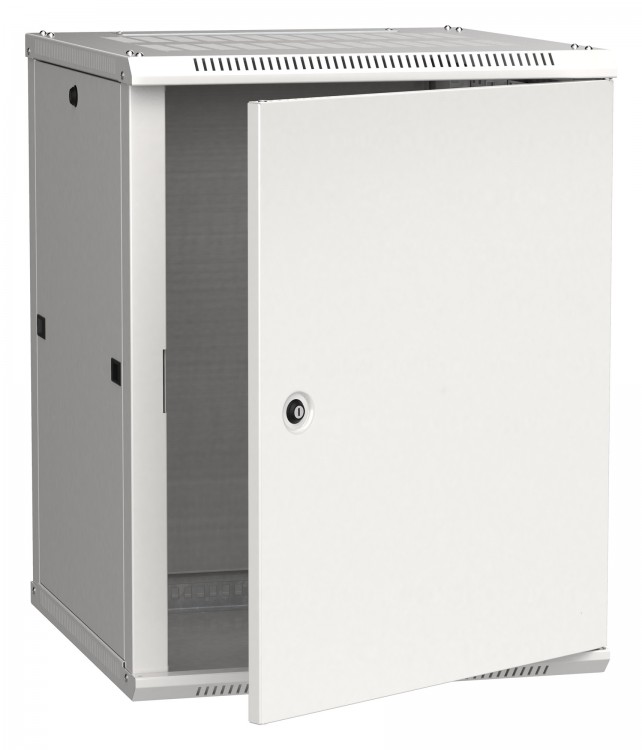 Шкаф монтажный ITK Linea W (LWR3-15U66-MF) 15U 600x450мм пер.дв.металл 90кг серый 500мм 200град. 770мм IP20
