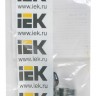Скоба IEK CMAT10-14-010 однолапковый 14мм оцинкованная сталь белый (упак.:10шт)