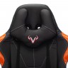 Кресло игровое Бюрократ VIKING 5 AERO ORANGE черный/оранжевый искусственная кожа