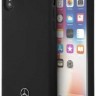 Чехол (клип-кейс) для Apple iPhone X/XS Mercedes Silicone Line черный (MEHCPXSILBK)