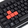 Клавиатура A4 X7-G300 черный USB for gamer