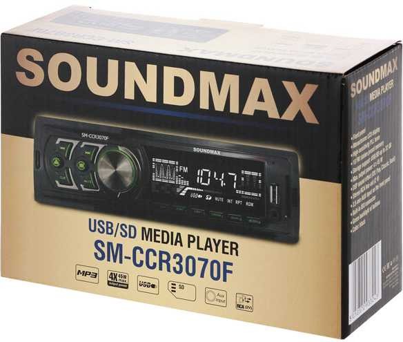 Автомагнитола Soundmax SM-CCR3070F 1DIN 4x45Вт