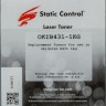 Тонер Static Control OKIB431-1KG черный флакон 1000гр. для принтера OKI B431