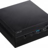 Неттоп Asus PN40-BP808MV PS J5040 (2)/4Gb/SSD128Gb/UHDG 600/noOS/черный