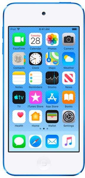 Плеер Flash Apple iPod Touch 7 128Gb голубой/4"