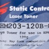 Тонер Static Control TRHM203-120B-OS черный флакон 120гр. для принтера HP LJ M203/M227