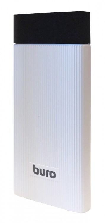 Мобильный аккумулятор Buro RLP-12000 Li-Pol 12000mAh 2A+2A белый 2xUSB