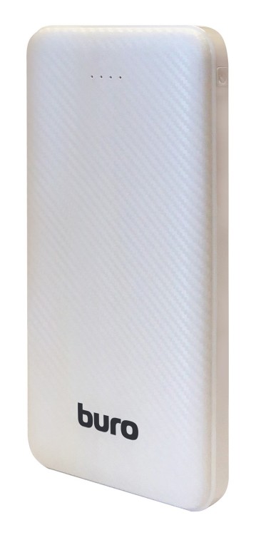 Мобильный аккумулятор Buro RLP-10000 Li-Pol 10000mAh 2A+2A белый 2xUSB