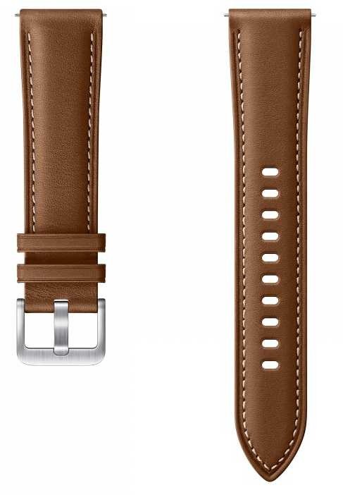 Ремешок Samsung Stitch Leather Band для Galaxy Watch 3 коричневый (ET-SLR85SAEGRU) 41мм