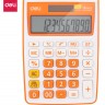 Калькулятор настольный Deli E1238/OR оранжевый 12-разр.