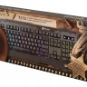 Клавиатура Oklick 721G SHERIFF черный USB Multimedia LED
