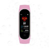 Фитнес-трекер Smarterra FitMaster Ton TFT корп.:черный рем.:розовый/белый (SMFT-T04)