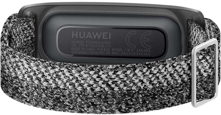 Фитнес-трекер Huawei Band 4e AW70-B39 PMOLED корп.:черный рем.:серый (55031608)