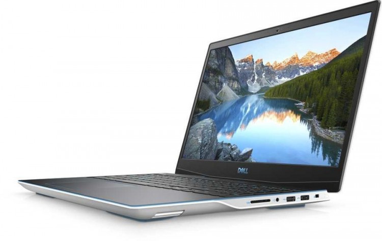 Ноутбук Dell G3 3500 Core i7 10750H/8Gb/SSD512Gb/NVIDIA GeForce GTX 1650 Ti 4Gb/15.6"/WVA/FHD (1920x1080)/Linux/white/WiFi/BT/Cam