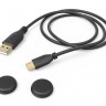 Зарядный кабель Hama Super Soft черный для: PlayStation 4 (00054474)