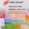 Тонер Static Control SAM406-1KG-YOS желтый флакон 1000гр. для принтера Samsung CLP-360/CLX-3300