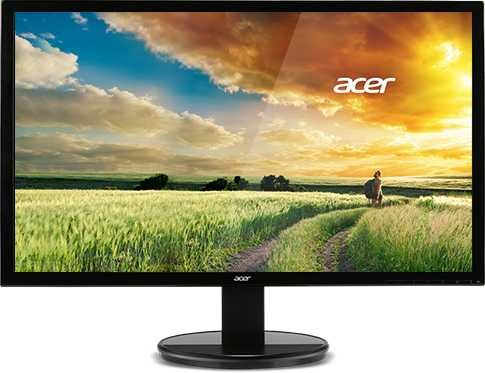 Монитор Acer 24" K242HLDbid черный TN+film LED 16:9 DVI HDMI матовая 250cd 170гр/160гр 1920x1080 D-Sub FHD 3.58кг