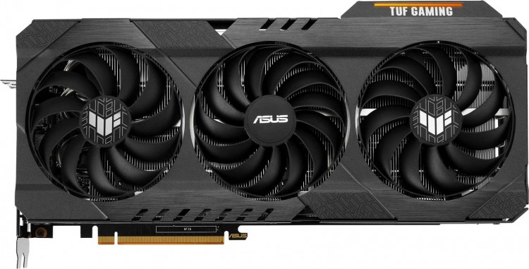 Видеокарта Asus PCI-E 4.0 TUF-RX6900XT-O16G-GAMING AMD Radeon RX 6900XT 16384Mb 256 GDDR6 2075/16000/HDMIx1/DPx3/HDCP Ret