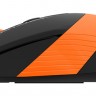 Клавиатура + мышь A4 Fstyler F1010 клав:черный/оранжевый мышь:черный/оранжевый USB Multimedia