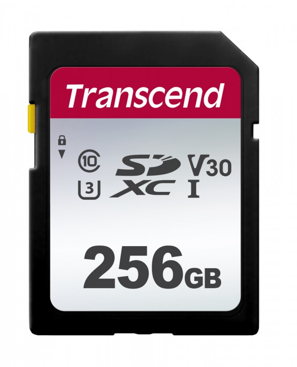 Флеш карта SDHC 256Gb Class10 Transcend TS256GSDC300S w/o adapter