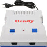 Игровая консоль Dendy Junior белый +световой пистолет в комплекте: 300 игр