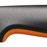 Нож кухонный Fiskars 1057546 стальной для масла/сыра лезв.80мм прямая заточка черный/оранжевый блистер