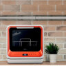 Посудомоечная машина Midea MCFD42900OR Mini оранжевый/белый (компактная)