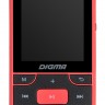 Плеер Hi-Fi Flash Digma T4 8Gb черный/красный/1.5"/FM/microSDHC/clip