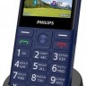 Мобильный телефон Philips E207 Xenium синий моноблок 2.31" 240x320 Nucleus 0.08Mpix GSM900/1800 FM