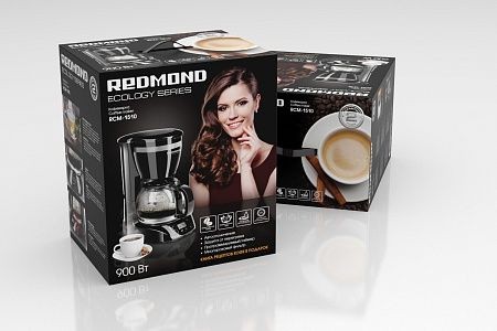 Кофеварка капельная Redmond RCM-1510 900Вт черный