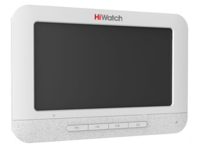 Видеодомофон Hikvision HiWatch DS-D100MF серебристый