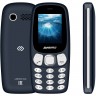 Мобильный телефон Digma N331 mini 2G Linx 32Mb темно-синий моноблок 2Sim 1.77" 128x160 GSM900/1800 FM microSD max16Gb