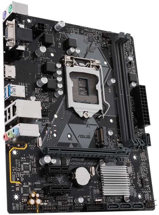 Материнская плата Asus PRIME H310M-E R2.0 Soc-1151v2 Intel H310C 2xDDR4 ...