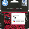 Картридж струйный HP 47 6ZD61AE многоцветный (700стр.) (2мл) для HP DJ IA Ultra 4828