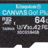 Флеш карта microSDXC 64Gb Class10 Kingston SDCG3/64GBSP CanvSelect Plus w/o adapter