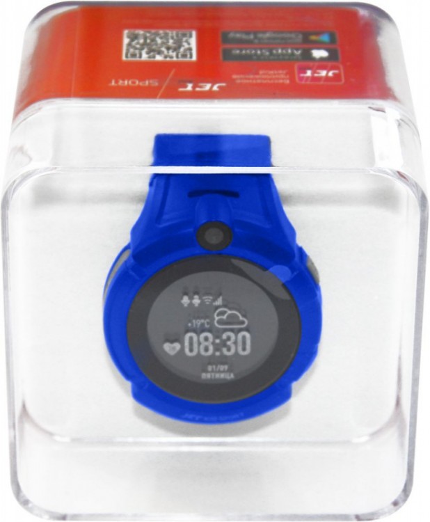 Смарт-часы Jet Kid Sport 50мм 1.44" TFT темно-синий (SPORT DARK BLUE)