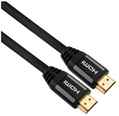 Кабель аудио-видео Ultra HD 8K HDMI (m)/HDMI (m) 1м. Позолоченные контакты черный
