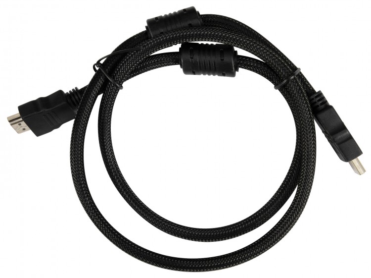 Кабель аудио-видео Buro HDMI (m)/HDMI (m) 1м. черный (HDMI-V1.4-1MC)