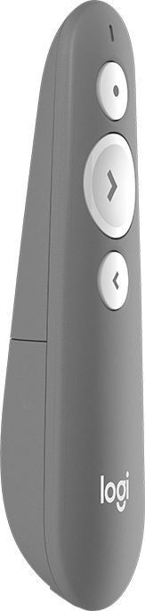 Презентер Logitech R500 Laser BT/Radio USB (20м) серый