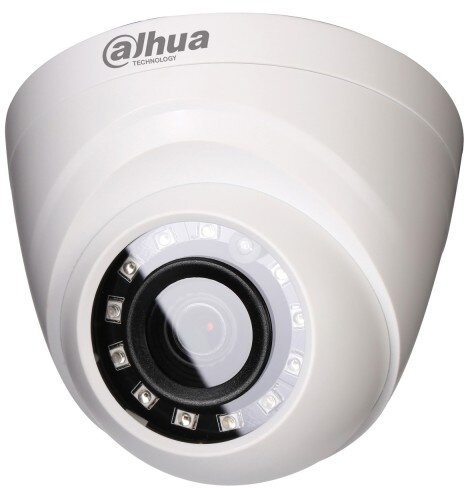 Камера видеонаблюдения Dahua DH-HAC-HDW1000RP-0280B (S3) 2.8-2.8мм HD-CVI HD-TVI цветная корп.:белый