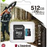 Флеш карта microSDXC 512Gb Class10 Kingston SDCG3/512GB CanvSelect Plus + adapter