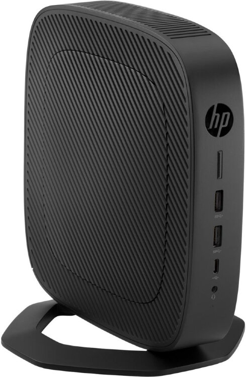 Тонкий Клиент HP t640 RyzenR1505G 8Gb SSD64Gb Windows 10 IoT Enterprise 64 WiFi BT клавиатура черный