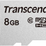 Флеш карта microSDHC 8Gb Class10 Transcend TS8GUSD300S w/o adapter