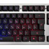 Клавиатура Oklick 770G IRON FORCE серый/черный USB Multimedia for gamer LED