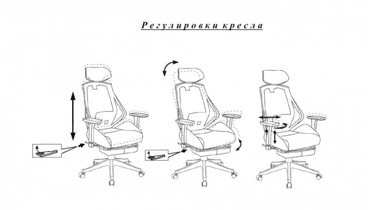 Кресло игровое Бюрократ CH-770/BLACK черный искусст.кожа/сетка