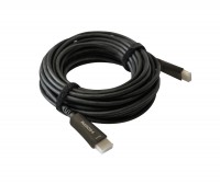 Кабель аудио-видео Digma HDMI 2.0 AOC HDMI (m)/HDMI (m) 10м. Позолоченные контакты черный (BHP AOC 2.0-10)