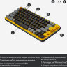 Клавиатура Logitech POP Keys механическая желтый/черный USB беспроводная BT/Radio
