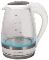 Чайник электрический Supra KES-2003N 2л. 1500Вт белый (корпус: металл/пластик)