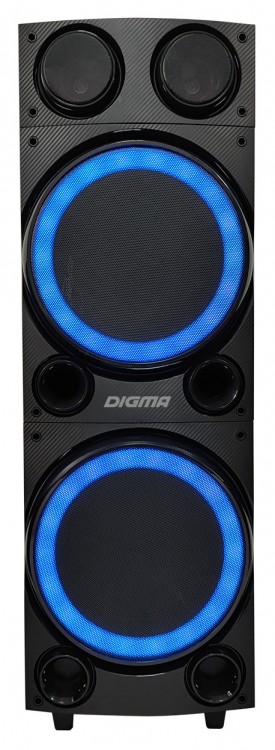 Минисистема Digma MS-14 черный 600Вт FM USB BT SD/MMC